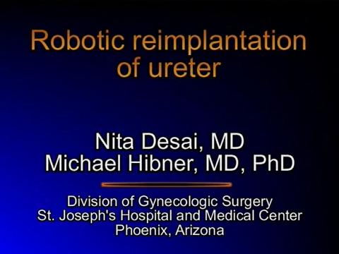 ROBOTIC-ASSISTED LAPAROSCOPIC URETERAL RE-IMPLANATATION IN PATIENTS WITH URETEROVAGINAL FISTULA