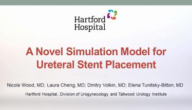 A Novel Simulation Model for Ureteral Stent Placement