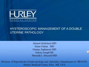 HYSTEROSCOPIC MANAGMENT OF A DOUBLE UTERINE PATHOLOGY