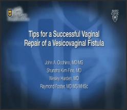 Tips for a Successful Vaginal Repair of a Vesicovaginal Fistula