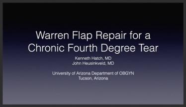 Warren Flap Repair for.a Chronic Fourth Degree Tear