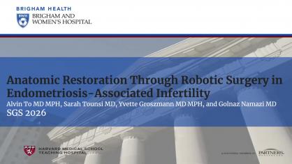 Anatomic Restoration Through Robotic Surgery in Endometriosis-Associated Infertility