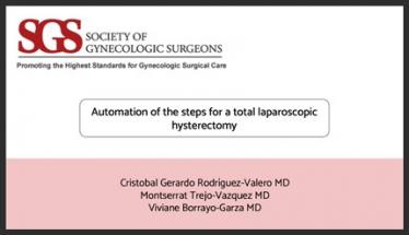 Automatism of a Total Laparoscopic Hysterectomy