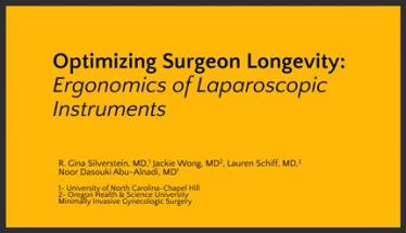 Optimizing Surgeon Longevity: Ergonomics of Laparoscopic Instruments