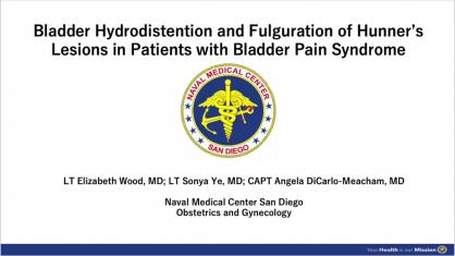 Bladder Hydrodistention and Fulguration of Hunner’s Lesions in Patients With Bladder Pain Syndrome