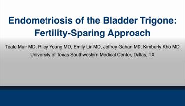 Endometriosis of the Bladder Trigone: A Fertility-Sparing Approach