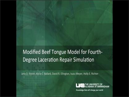 MODIFIED BEEF TONGUE MODEL FOR FOURTH-DEGREE LACERATION REPAIR SIMULATION