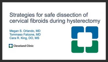 STRATEGIES FOR SAFE DISSECTION OF CERVICAL FIBROIDS DURING HYSTERECTOMY