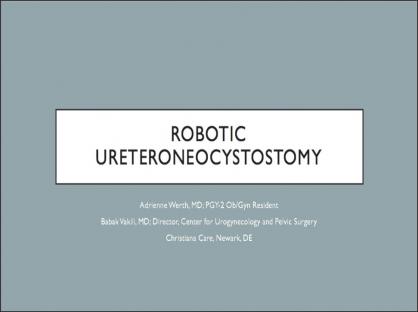 Robotic Ureteroneocystostomy